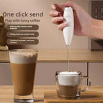 Tuzwa Wireless Electric Milk Frother | Rechargeable Handheld Milk Frother & Foam Maker for Coffee, Lattes, Cappuccinos, Matcha & Baking