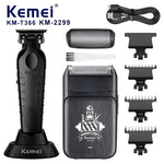 Tuzwa Professional Cordless Hair Clipper & Beard Trimmer Kit | 2-in-1 Electric Grooming Set with Precision Adjustable Blades | Rechargeable Hair Cutting Machine for Men