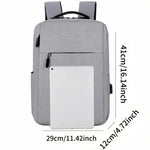 Tuzwa 15.6-Inch Laptop Backpack with USB Charging Port – Lightweight Computer Backpack with Padded Laptop Compartment for Work & Travel