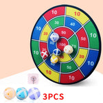 Tuzwa Sticky Ball Dart Board Game for Kids – Indoor Outdoor Target Toss Toy Set for Parent-Child Play & Family Activities