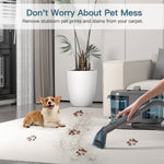 Tuzwa Cordless Vacuum Cleaner for Carpet & Spot Cleaning – Rechargeable Lightweight Vacuum with 30-Min Runtime & 2L+ Dust Box