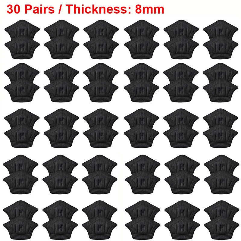 Tuzwa Adjustable Heel Pads for Shoes – Lightweight Foam Heel Cushions with Anti-Wear Support for Sports Shoes & Everyday Footwear
