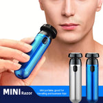 Tuzwa Mini Electric Shaver for Men – Rechargeable Portable Metal Electric Razor with Close Shave Design, Fast Charging & Easy Cleaning