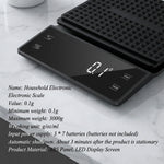 Tuzwa Digital Coffee Scale with Timer & LCD Display | Precision Espresso Scale for Pour Over, Drip & Coffee Brewing