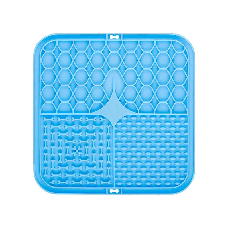 Tuzwa Lick Mat for Dogs – Slow Feeder Dog Licking Mat with Suction Base, Interactive Enrichment & Training Tool for All Breeds