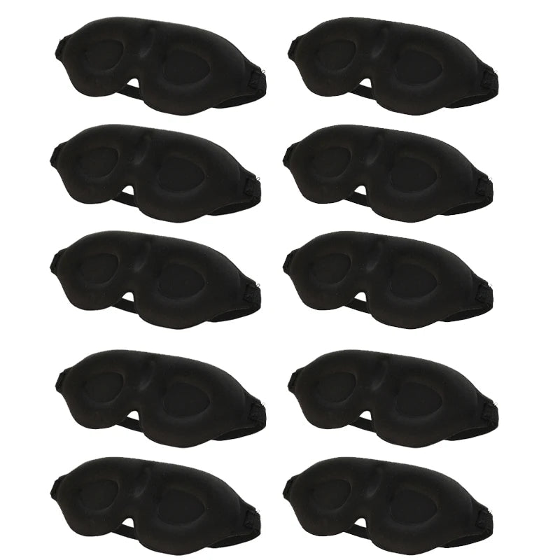 Tuzwa 3D Contoured Sleep Eye Mask – Light Blocking Ergonomic Sleeping Mask, Soft Breathable Polyester Rayon Eye Cover for Travel & Rest