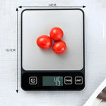 Tuzwa Kitchen Scale | Digital Kitchen Scale with LCD Display & Tare Function | Precision Food Scale for Healthy Cooking & Baking