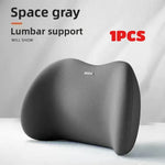Tuzwa Car Neck & Lumbar Support Pillow – Ergonomic Car Seat Headrest & Back Support Cushion with Adjustable Straps for Driving Comfort