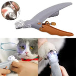 Tuzwa Dog Nail Clippers with LED Light – Professional Stainless Steel Pet Nail Trimmer for Dogs & Cats, Precise Grooming Tool
