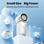 Tuzwa Portable Handheld Fan – Rechargeable 5-Speed Personal Fan, Compact Lightweight Mini Fan for Travel, Home, Office & Outdoor Use