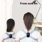 Tuzwa Smart Posture Corrector with Vibration Reminder – Rechargeable Electronic Back Posture Trainer for Men & Women