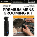 Tuzwa Professional Cordless Hair Clipper & Beard Trimmer Kit | 2-in-1 Electric Grooming Set with Precision Adjustable Blades | Rechargeable Hair Cutting Machine for Men