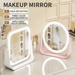 Tuzwa LED Makeup Mirror with Touch Dimming & 3X Magnification – Portable Lighted Vanity Mirror for Makeup & Grooming