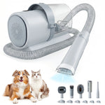 Tuzwa Professional Pet Grooming Vacuum Kit | 2.5L Large Capacity Dog & Cat Grooming Vacuum with 5 Grooming Tools, 3 Suction Modes & Quiet Clippers