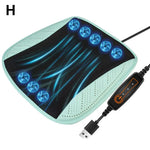 Tuzwa Car Cooling Seat Cushion with 5 Adjustable Fans – USB-Powered Ventilated Car Seat Pad for Summer Driving Comfort
