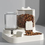 Tuzwa Automatic Dog feeder & Water Dispenser | Large Capacity Food Storage & Drinking Station for Cats & Dogs