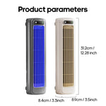 Tuzwa Rechargeable Desk Fan – 3-Speed Portable Cooling Fan with Wall-Mountable Design for Bedroom, Office, Home & Travel