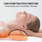 Tuzwa Adjustable Cervical Neck Support Brace with Traction & Massage – Neck Stretcher for Relaxation, Comfort & Posture Support