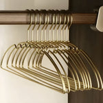 Seamless Clothes Hanger Set with Non-Bulge Design | 10-Piece Set for Neat Wardrobe Organization 0