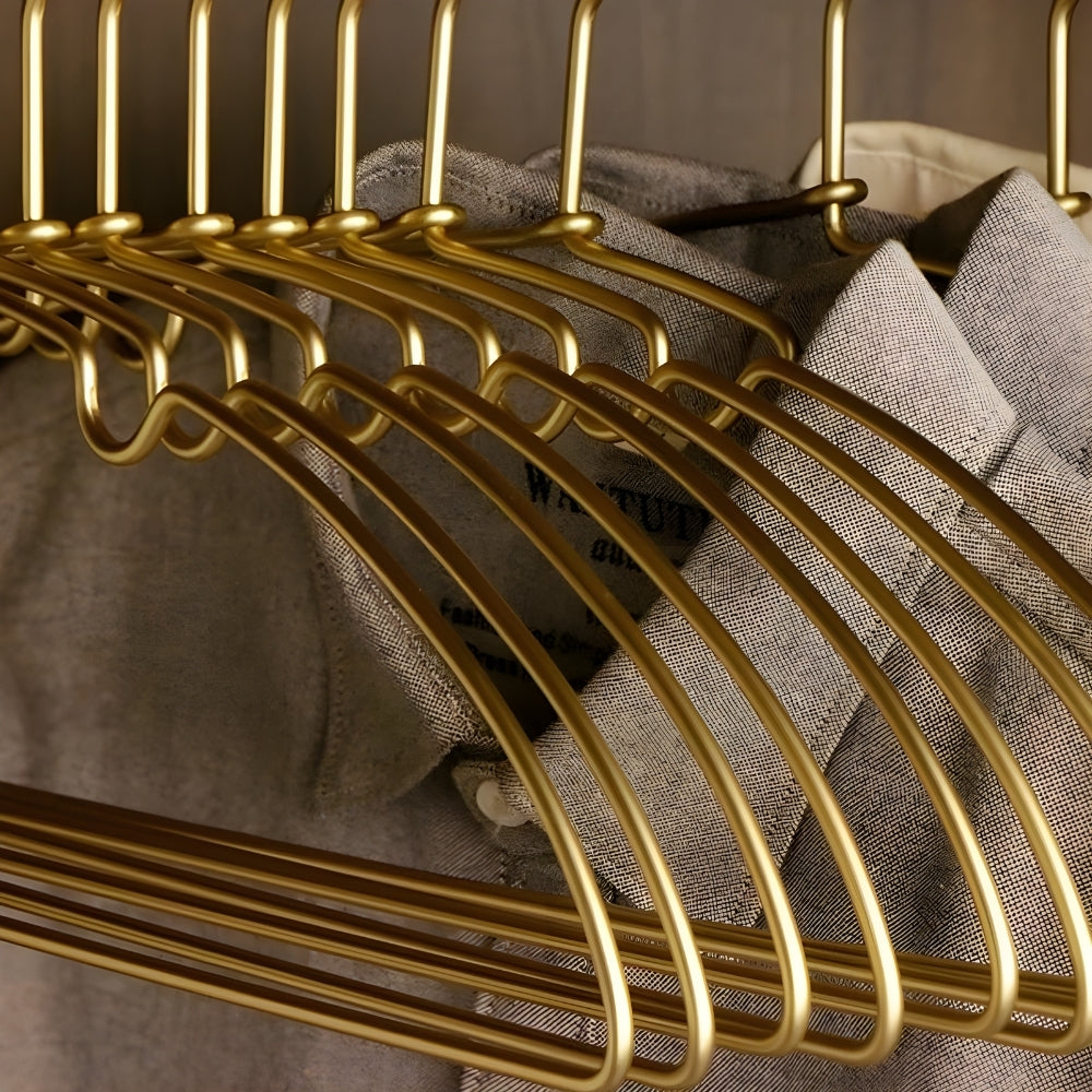 Seamless Clothes Hanger Set with Non-Bulge Design | 10-Piece Set for Neat Wardrobe Organization 4