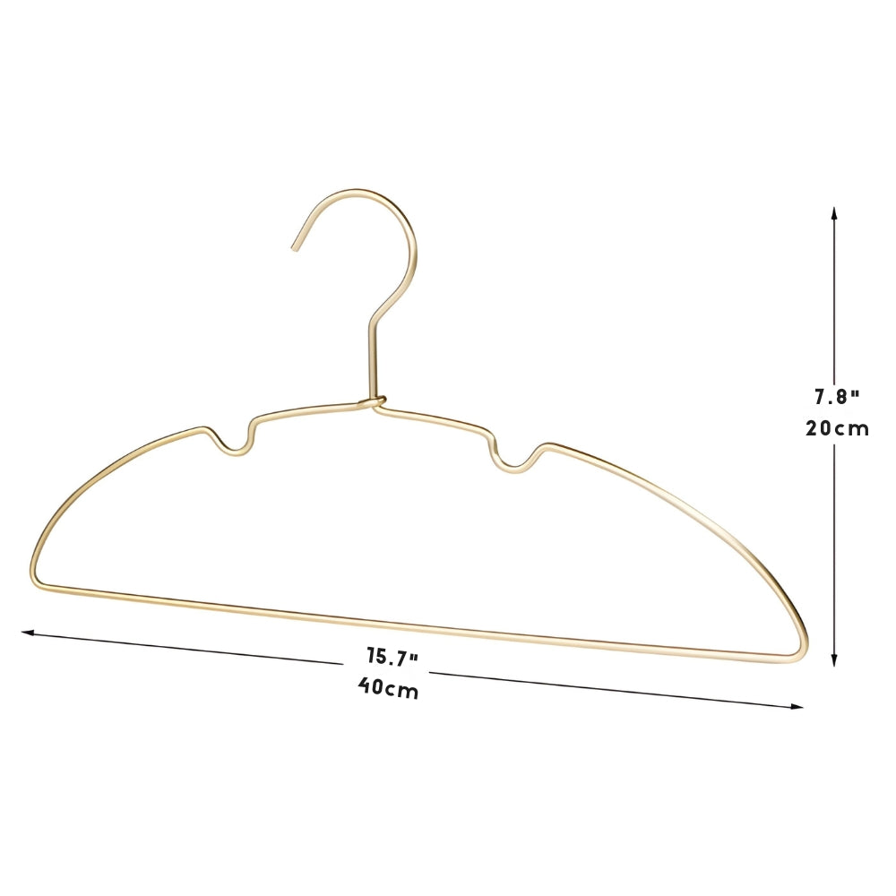 Seamless Clothes Hanger Set with Non-Bulge Design | 10-Piece Set for Neat Wardrobe Organization 7