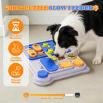Tuzwa | Interactive Dog Puzzle Feeder | Treat Dispensing IQ Training Toy with Slow Feeder Design for Small & Medium Dogs