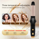 Tuzwa Cordless Mini Curling Iron – Rechargeable Portable Hair Curler with Fast Heating, 3 Temperature Settings, Anti-Scald Design & Auto Shutoff