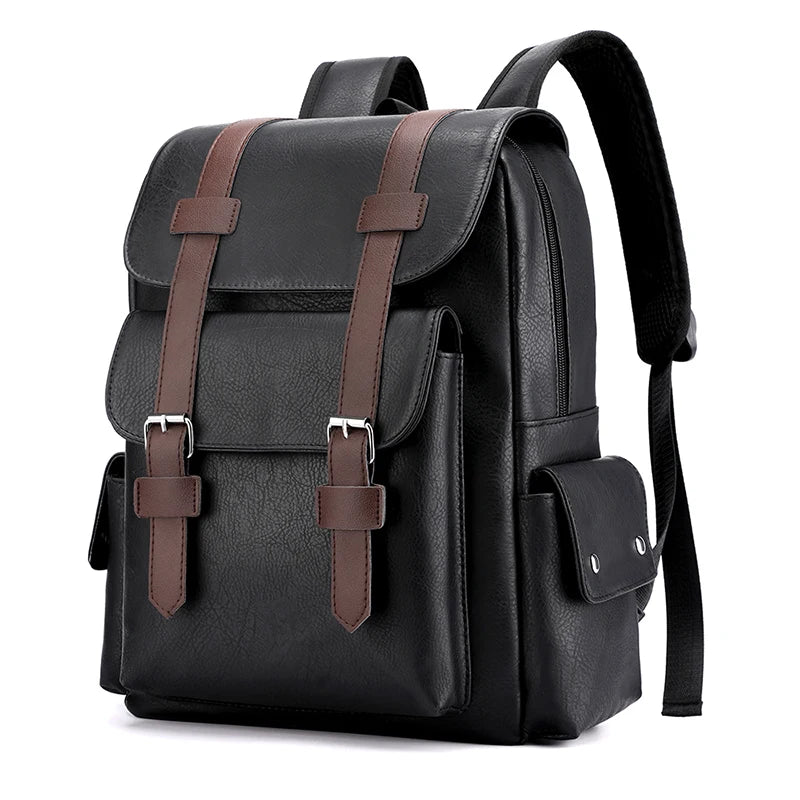 Tuzwa Men’s Large Capacity Backpack – Stylish Jacquard Travel & School Backpack with Multiple Pockets and Soft Handle