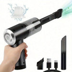 Tuzwa Cordless Handheld Car Vacuum Cleaner – Strong Suction Portable Vacuum with Li-Ion Battery & Multi-Nozzle Cleaning