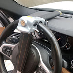 Secure Lock | Heavy Duty Anti-Theft Car Steering Wheel Lock with Adjustable Fit | Premium Alloy & Leather for Maximum Protection 4