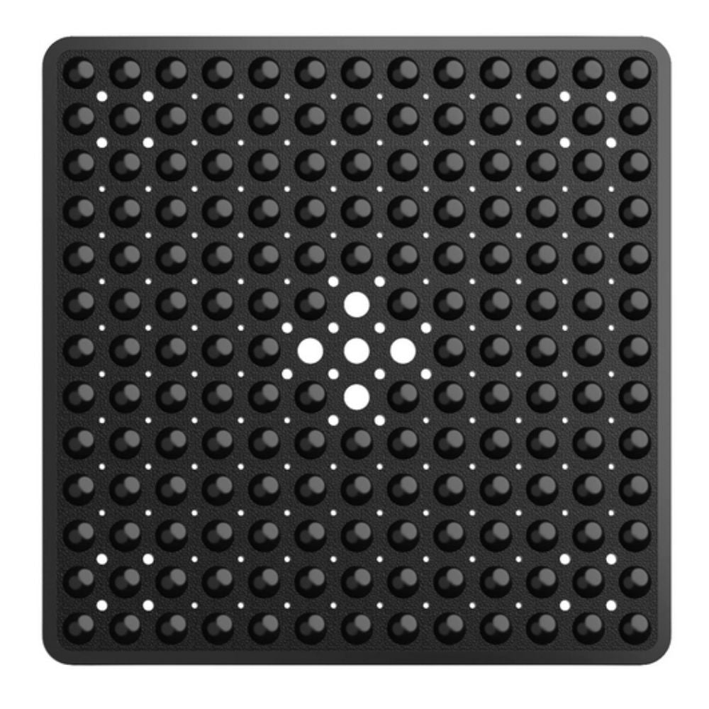 Secure Step | Non-Slip Bath Safety Mat with Strong Suction Cups | Stylish Drainage Design for Safe Showers 10