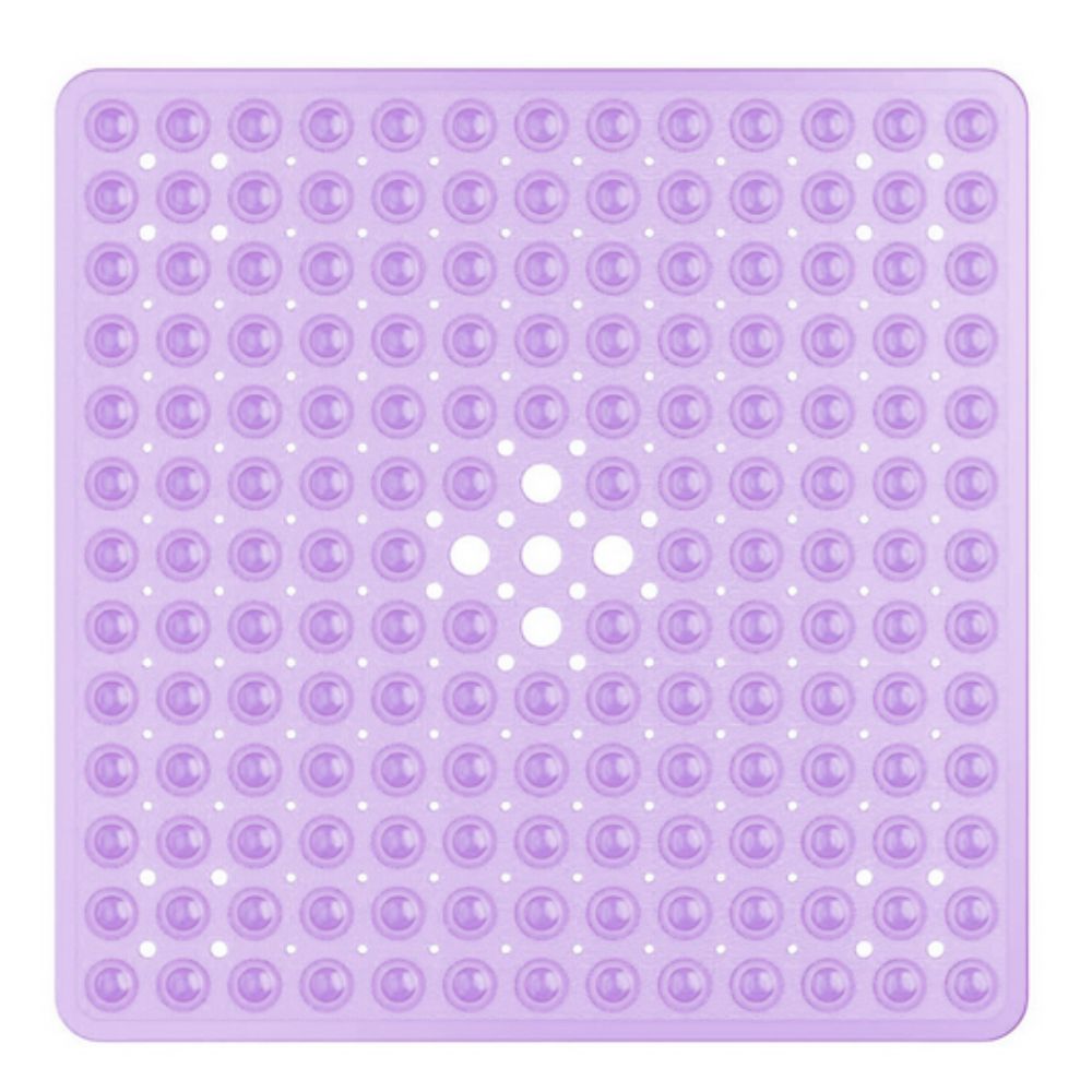 Secure Step | Non-Slip Bath Safety Mat with Strong Suction Cups | Stylish Drainage Design for Safe Showers 11