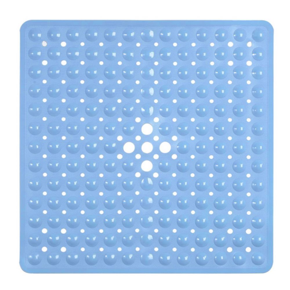 Secure Step | Non-Slip Bath Safety Mat with Strong Suction Cups | Stylish Drainage Design for Safe Showers 5