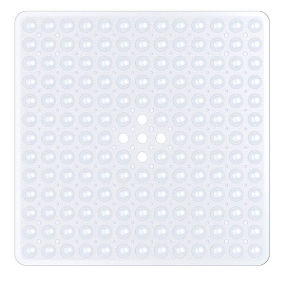 Secure Step | Non-Slip Bath Safety Mat with Strong Suction Cups | Stylish Drainage Design for Safe Showers 8