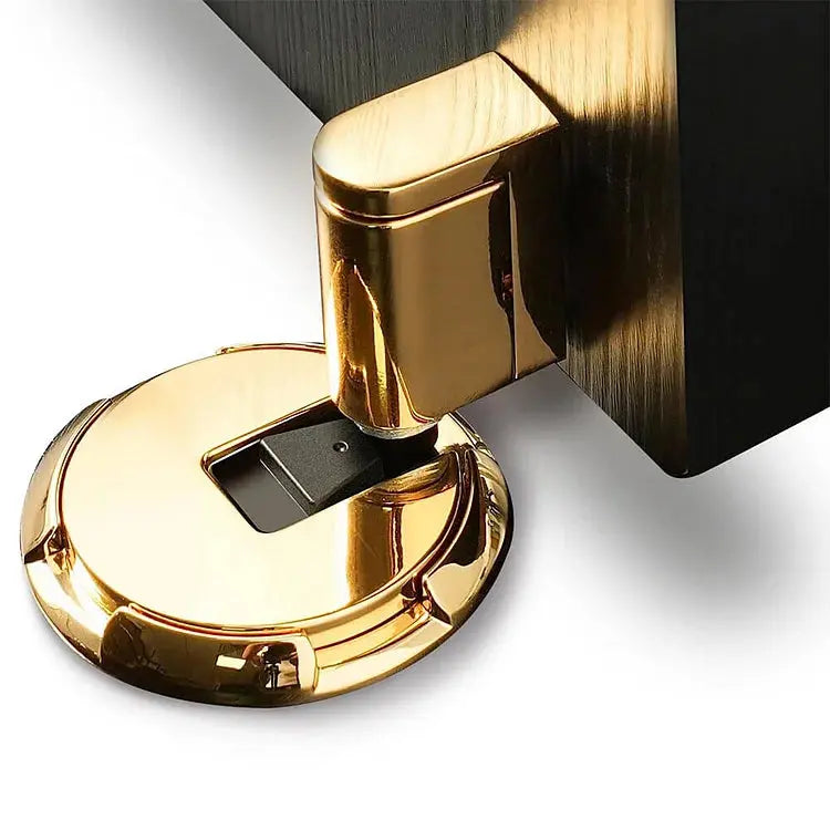 Secure Stop | Floor Door Stopper with Press-to-Lock Feature | Durable Zinc Alloy Design for Safety and Stability 0