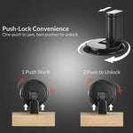Secure Stop | Floor Door Stopper with Press-to-Lock Feature | Durable Zinc Alloy Design for Safety and Stability 4