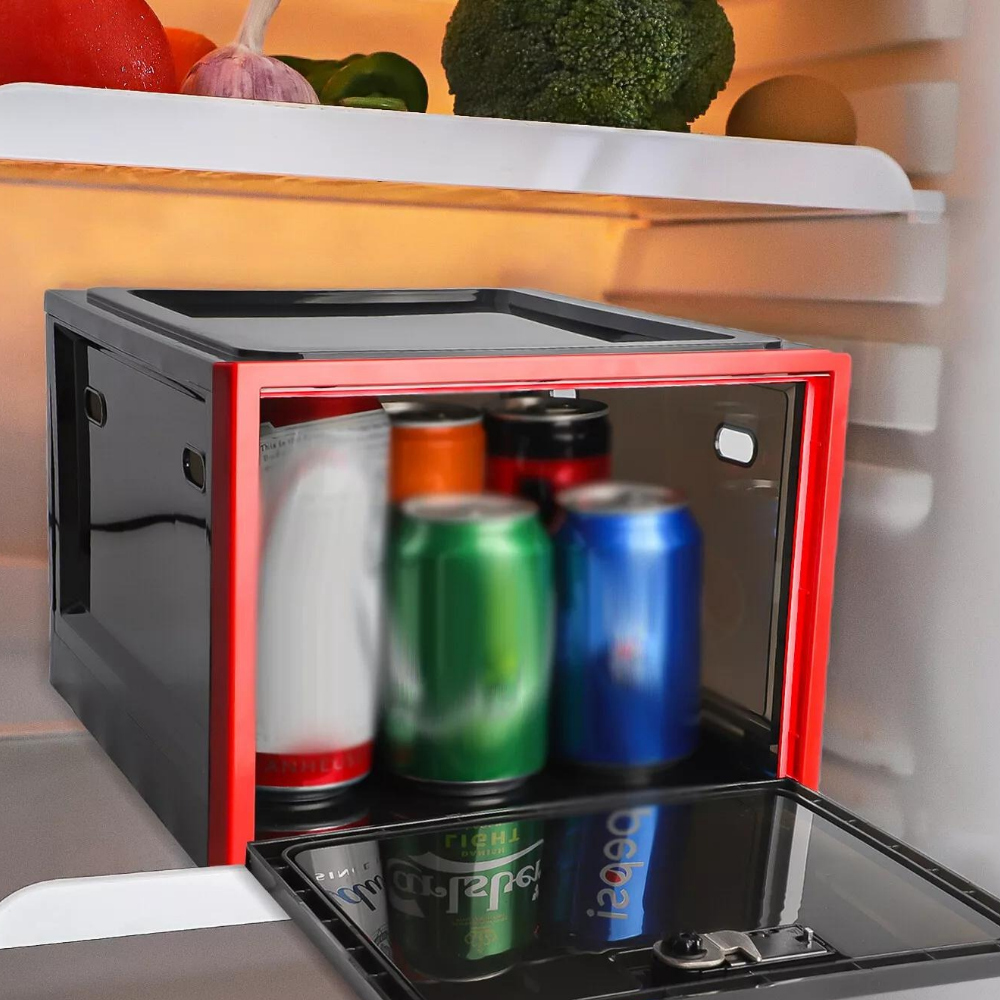 Secure Storage Bin | Lockable Food Storage Container with Combination Lock | Ideal for Refrigerator Organization 9