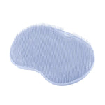 Tuzwa Exfoliating Foot Scrubber Bath Mat with Suction Cups – Non-Slip Shower Foot Brush & Massage Pad for Cleaning & Exfoliation
