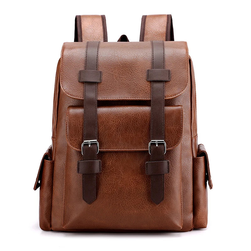 Tuzwa Men’s Large Capacity Backpack – Stylish Jacquard Travel & School Backpack with Multiple Pockets and Soft Handle