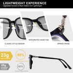 Tuzwa Photochromic Sunglasses for Men & Women – UV400 Lightweight Outdoor Sunglasses for Driving, Cycling & Travel