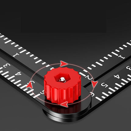 Folding Ruler Aluminum Alloy, Tile Work Measuring Stick – image 4