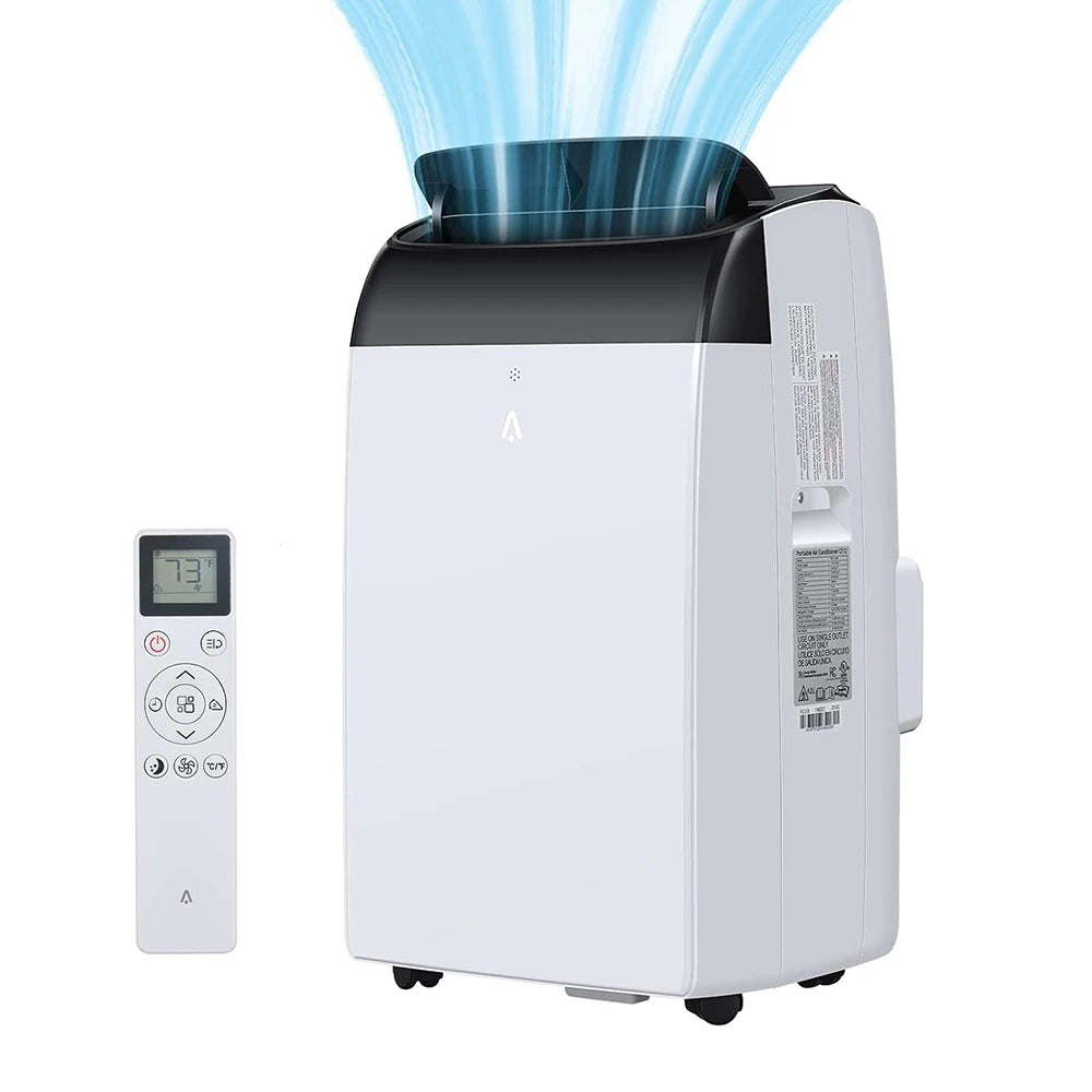 Tuzwa 3-in-1 Portable Air Conditioner with Remote Control – Cooling, Dehumidifier & Fan with Sleep Mode for Bedroom, Home & Office