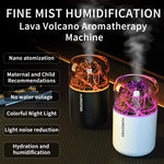 Tuzwa Volcano Aroma Diffuser & Ultrasonic Humidifier with Color Changing Light – USB Compact Essential Oil Diffuser for Home & Travel