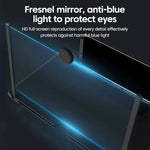 Tuzwa 12-Inch Phone Screen Magnifier – Portable Smartphone Screen Amplifier for Videos, Movies & Mobile Viewing