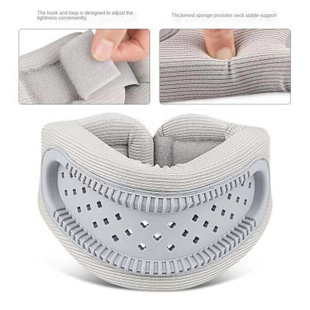 Tuzwa Adjustable Neck Support Brace with Traction & Warmth – Ergonomic Cervical Support Collar for Relaxation, Posture & Daily Comfort