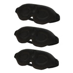 Tuzwa 3D Contoured Sleep Eye Mask – Light Blocking Ergonomic Sleeping Mask, Soft Breathable Polyester Rayon Eye Cover for Travel & Rest