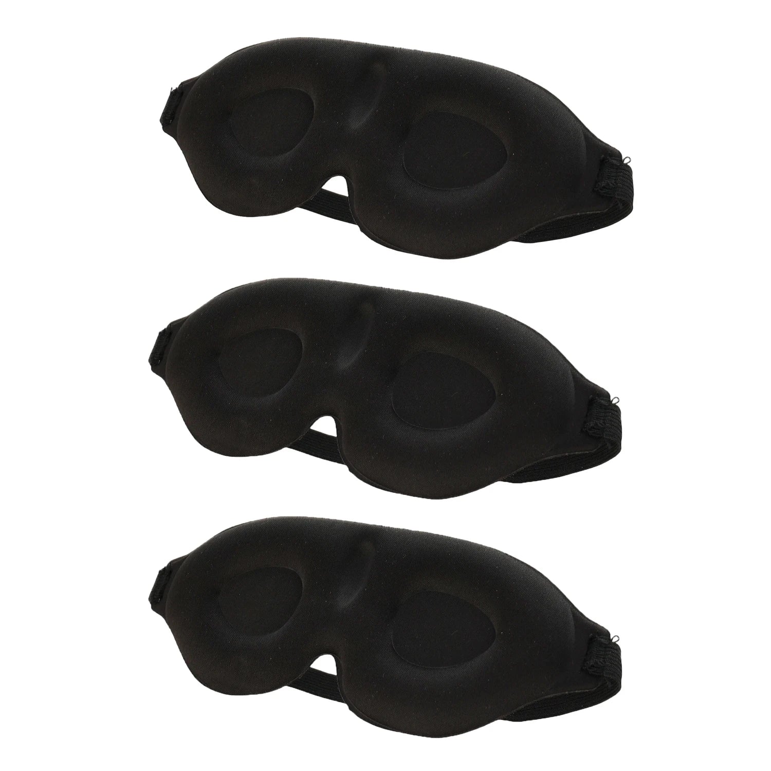 Tuzwa 3D Contoured Sleep Eye Mask – Light Blocking Ergonomic Sleeping Mask, Soft Breathable Polyester Rayon Eye Cover for Travel & Rest