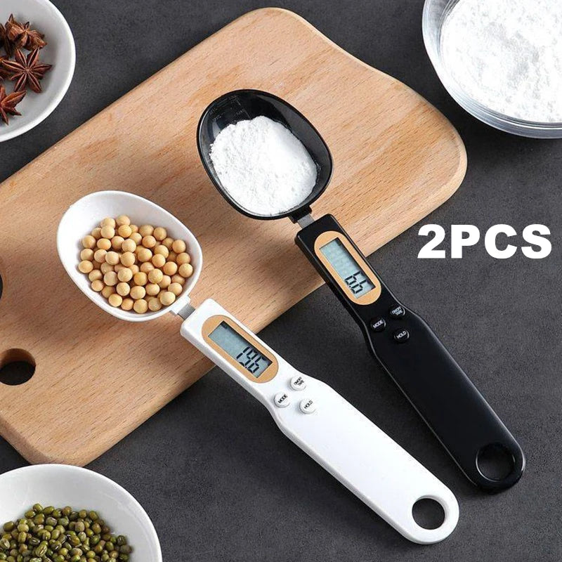 Tuzwa Precision Kitchen Scale | Mini Spoon Digital Scale with LCD Display | Accurate Measurement for Cooking and Baking