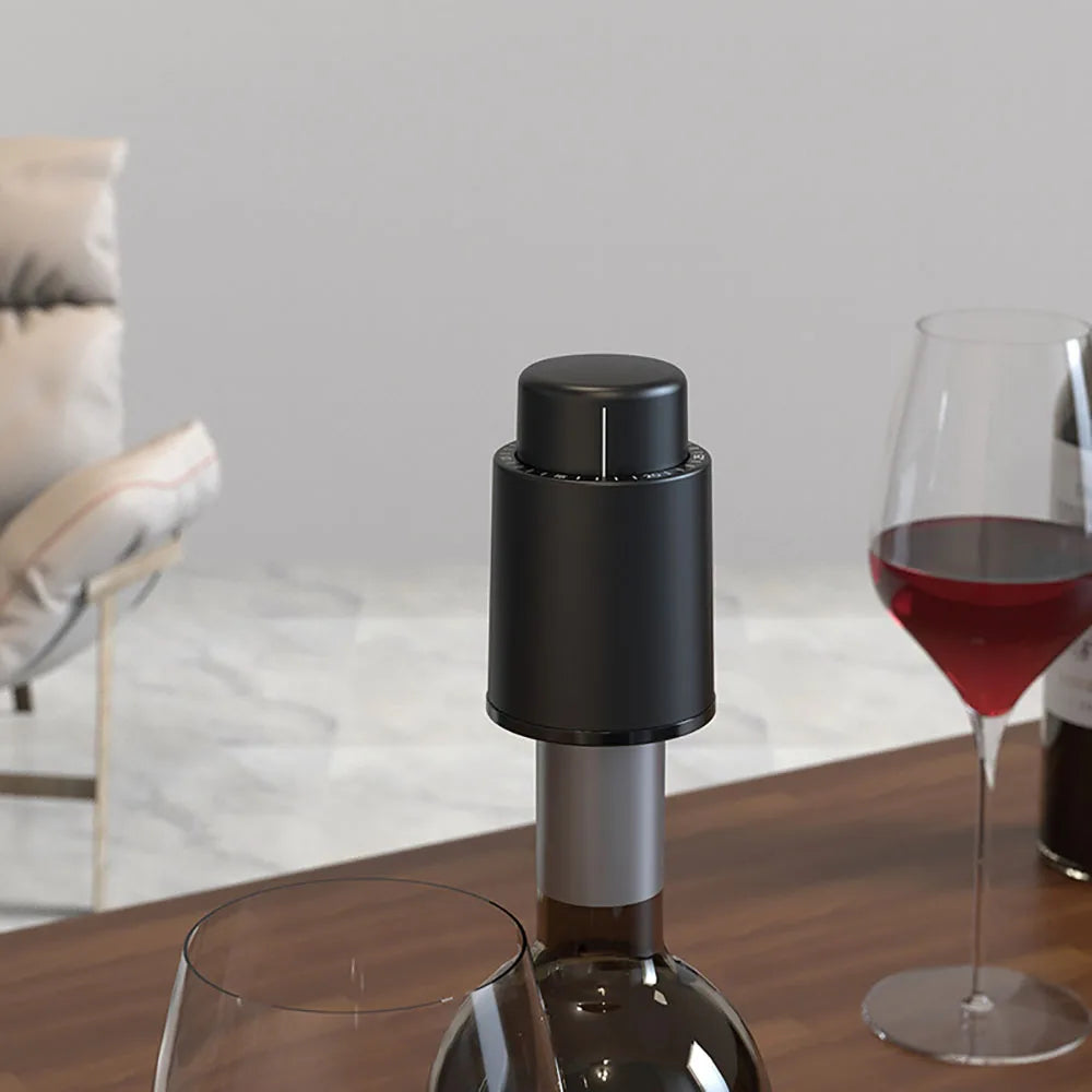Tuzwa Rechargeable Electric Wine Opener with Foil Cutter – Automatic Cordless Corkscrew for Quick & Easy Wine Bottle Opening