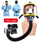 Tuzwa Constant Air Flow Full Face Respirator System – Reusable Full Face Respiratory Protection Mask for Appropriate Industrial & Chemical Work